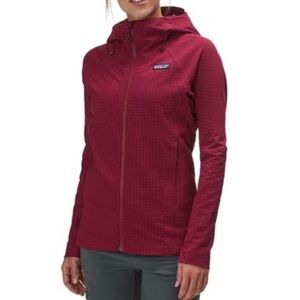 Patagonia R1 tech face hooded jacket